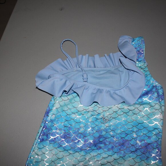 Blue Mermaide 1 Pcs Justice Swimsuit Size 14 - Picture 6 of 10